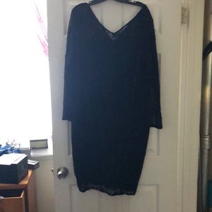 Torrid black lace dress